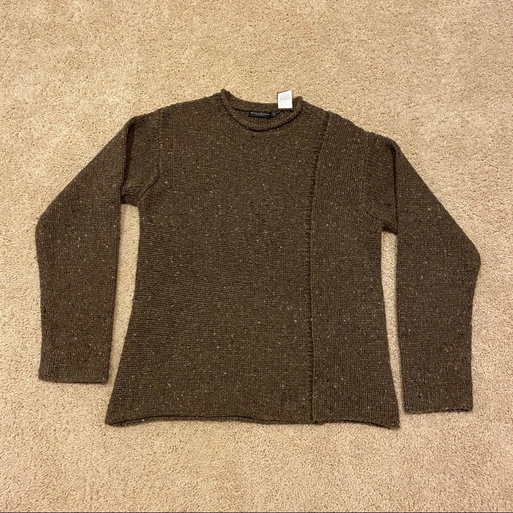 DONNA KARAN Wool Cashmere Black label Sweater M